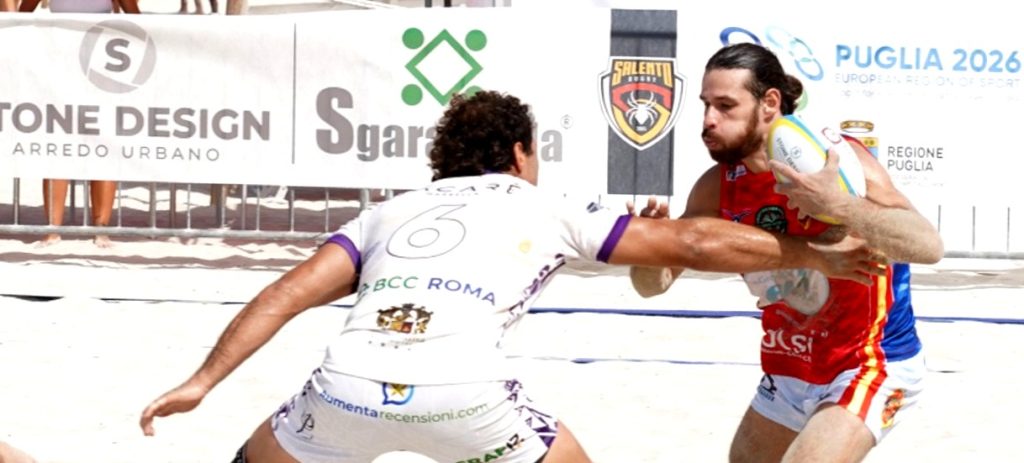 EBRA Master Final 2026, il grande beach rugby conquista Torre San Giovanni. Rockets, Les Minots ed Helis accendono la corsa ai titoli europei
